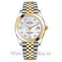 Rolex Datejust Replica 126303-0018 Yellow Gold With Stainless Steel Strap 41mm