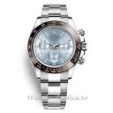 Rolex Daytona Ice Blue Dial Platinum Watch 116506 40MM