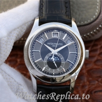 Patek Philippe Replica Complications 5205G Leather strap 40MM