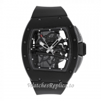 Richard Mille Replica Watch Grey Edition TZP Ceramic 50MM Watch RM61-01