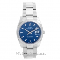Replica Rolex Date 115200-3 34MM Stainless steel strap Mens Watch