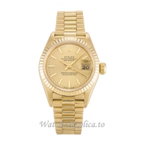 Rolex Datejust Lady Champagne Dial 69178 26MM