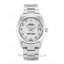 Rolex Mid Size Datejust Ivory Jubilee Dial 68240 30MM