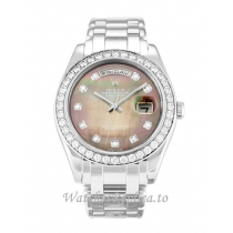 Rolex Day-Date Mother of Pearl Black - Diamond Dial 18946-36 MM
