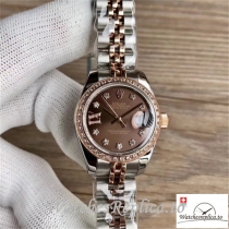 Swiss Rolex Lady Datejust Replica 279381RBR 001 Diamond Bezel 28MM