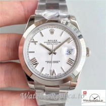Swiss Rolex Datejust Replica 126300 002 White Dial 41MM