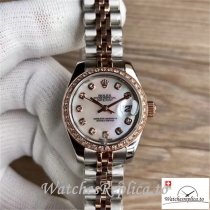 Swiss Rolex Datejust Replica 279381RBR 002 Diamond Bezel 28MM