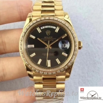 Swiss Rolex Day-Date Replica 228398 Yellow Gold strap 40MM