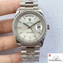 Swiss Rolex Day-Date Replica 228396 Stainless steel strap 40MM