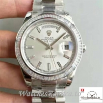 Swiss Rolex Day Date Replica 228396TBR 001 Diamonds Bezel 40MM