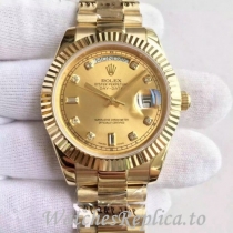 Swiss Rolex Day Date Replica 118238 Stainless steel strap 40MM