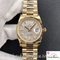 Swiss Rolex Day Date Replica 128238 Yellow Gold strap 36MM