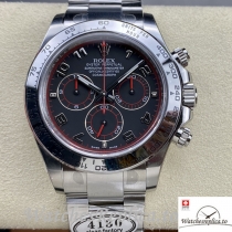 Swiss Rolex Daytona Replica 116509 Stainless steel strap 40MM Black Dial Numbers Marks