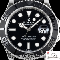 Swiss Rolex Yacht Master 226658 Replica Rubber strap 42MM Stainless steel Case