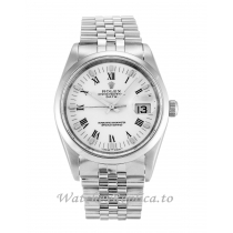 Rolex Oyster Perpetual Date White Dial 15200-34 MM