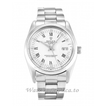 Rolex Oyster Perpetual Date White Dial 15000-34 MM