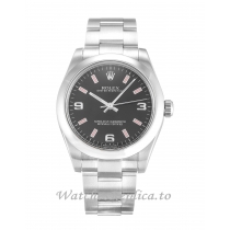 Rolex Lady Oyster Perpetual Black Dial 177200-31 MM
