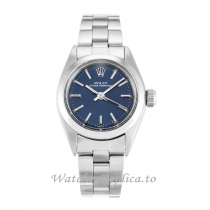 Rolex Lady Oyster Perpetual Blue Dial 6718-26 MM