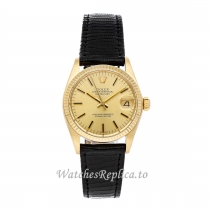 Replica Rolex Datejust 6827 Yellow Gold Dial 31mm
