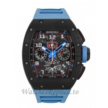 Richard Mille Replica Restivo Edition Titanium Blue Chronograph 50MM Watch M01107031