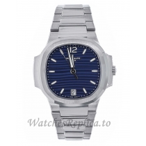 Patek Philippe Replica Nautilus Stainless Steel Blue Dial 35MM Watch 71181A001