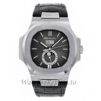 Patek Philippe Replica Nautilus Moon Phase Stainless-Steel 40MM Watch 5726A001