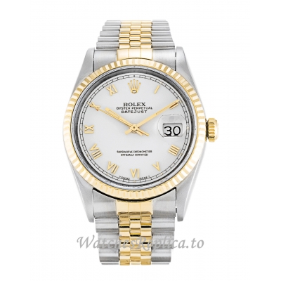 Rolex Datejust White Dial 16233-36 MM