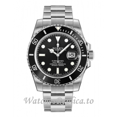 Fake Rolex Submariner Date 116610LN-0001 Black Dial Men's Watch 40MM