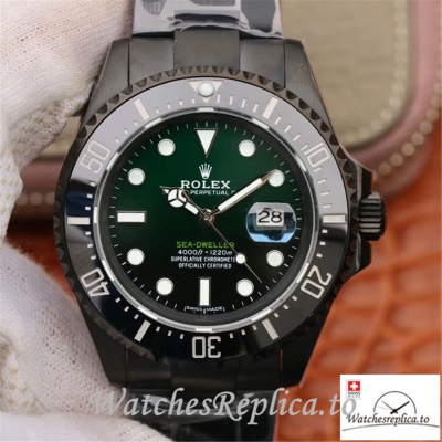 Swiss Rolex Sea-Dweller Deepsea Replica 11666001 Black Bezel 44MM