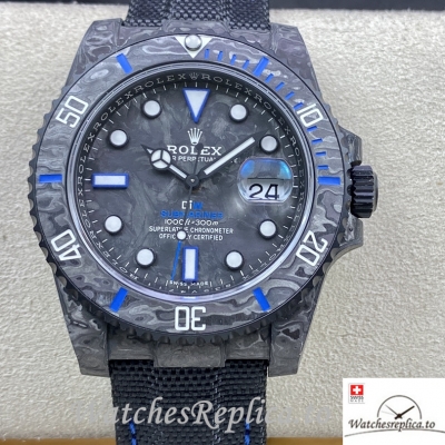 Swiss Rolex Sea Dweller Replica Canvas strap 40MM Blue