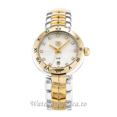 Tag Heuer Link Mother of Pearl   Silver Diamond Dial WAT1453.BB0960 27 MM