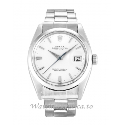 Rolex Oyster Perpetual Date Silver Dial 1500-36 MM