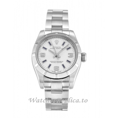 Rolex Lady Oyster Perpetual Silver Dial 176210-26 MM