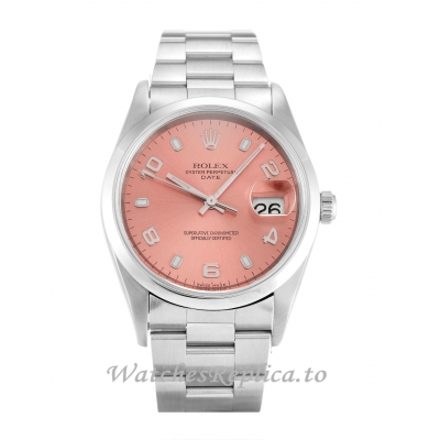Rolex Oyster Perpetual Date Salmon Dial 15200-36 MM