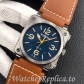 Bell Ross Replica BR 03 BR03-92 Leather strap 42MM
