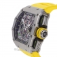 Richard Mille Replica Watch Yellow Rubber Strap RM11-03 50MM
