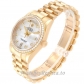 Replica Rolex President Day Date 118348 Yellow Gold Diamond Bezel Mens Watch