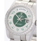 Rolex Day Date Green and Silver with Diamonds Dia 36MM
