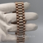 Replica Rolex Day Date 40mm Rose Gold Chocolate Diamond Dial Fluted Bezel President Bracelet 228235 0003