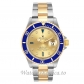 Replica Rolex Submariner Watch Gold Dial 16613 40MM
