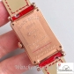 Swiss Franck Muller Long Island Ladies Replica 952 QZ D CD Red Strap 36.5MM×26MM