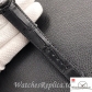 Swiss Rolex Cellini Replica Black Leather strap 39MM Black Dial