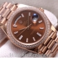 Swiss Rolex Day Date Replica 228345 Rose Gold strap 40MM