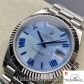 Swiss Rolex Day Date Replica 126331 Stainless steel strap 40MM Blue Dial