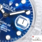 Swiss Rolex Submariner Replica Rubber strap 40MM PHANTOMLAB&ROLEX Royal blue Dial 