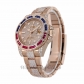 Rolex GMT-Master IIRose Gold Diamond Pepsi Bezel 40MM Watch 126755SARU