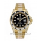 Rolex Replica GMT-Master IIYellow Gold Sapphire and Diamond Bezel 40MM Watch 116758SA