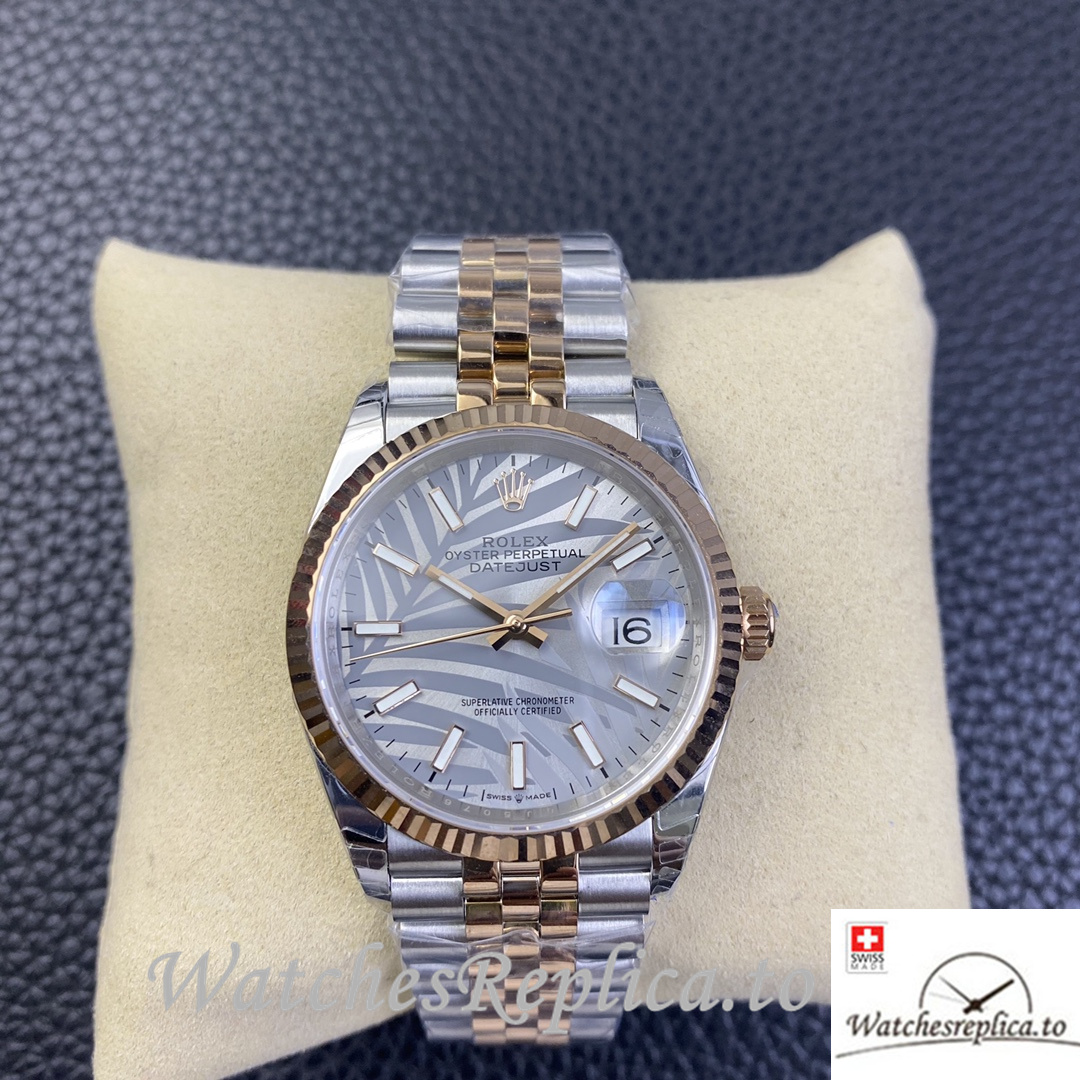 Swiss Rolex Datejust Replica 126233 Stainless steel strap 36MM - WatchesReplica.to