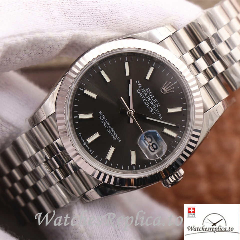 Swiss Rolex Datejust Replica 126233 Stainless steel strap 36MM - WatchesReplica.to