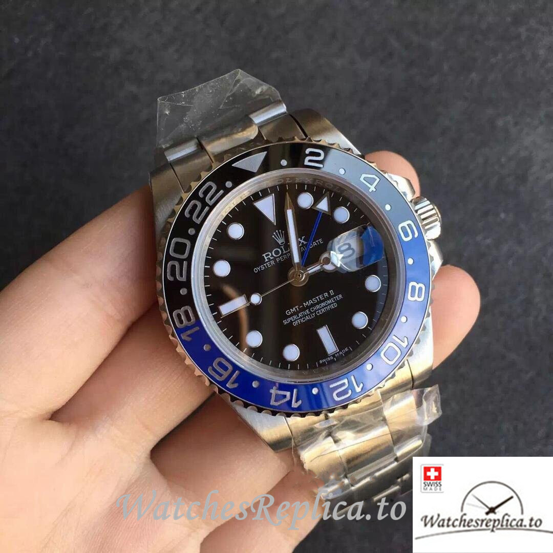 Swiss Rolex GMT-Master Replica 126710BLNR-0003 Stainless steel strap 40MM - Replica Watches Shop